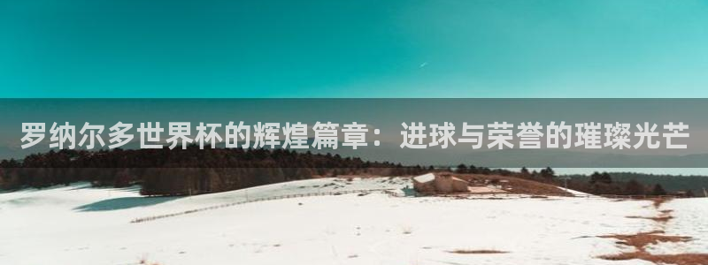 2026世界杯预选赛:罗纳尔多世界杯的辉煌篇章:进球与荣誉的璀璨光芒